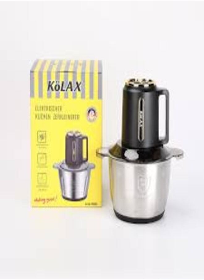 KOLAX Electric meat chopper best stainless steel 3L food chopper meat grinder