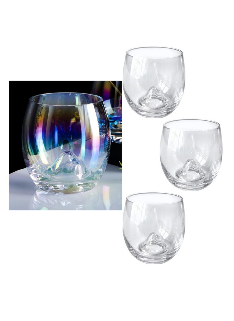 MAAC Home Set of 4 Elegant Artisanal Glass Cup with Oriental Flair| Elegant Durable and Classic design Perfect for Family Everyday Use, and Family Get- Together, Restaurant, Banquet and More