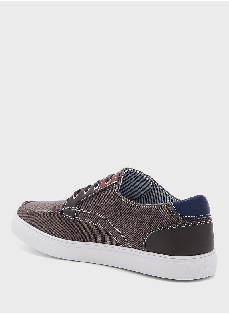 Casual Canvas Boat Shoes