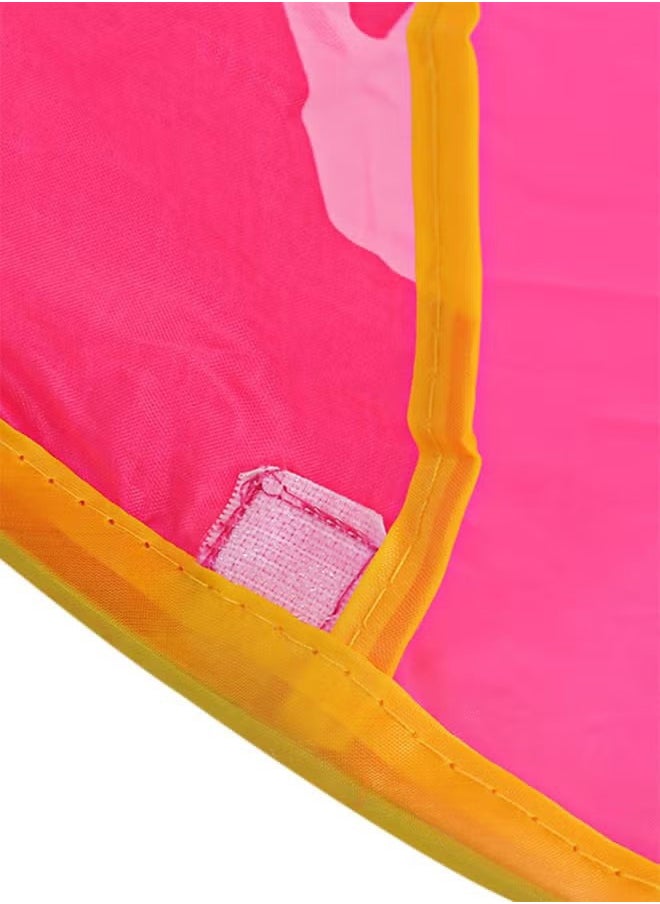 Portable Castle Theater Tent Foldable Indoor And Outdoor Play House, Pink