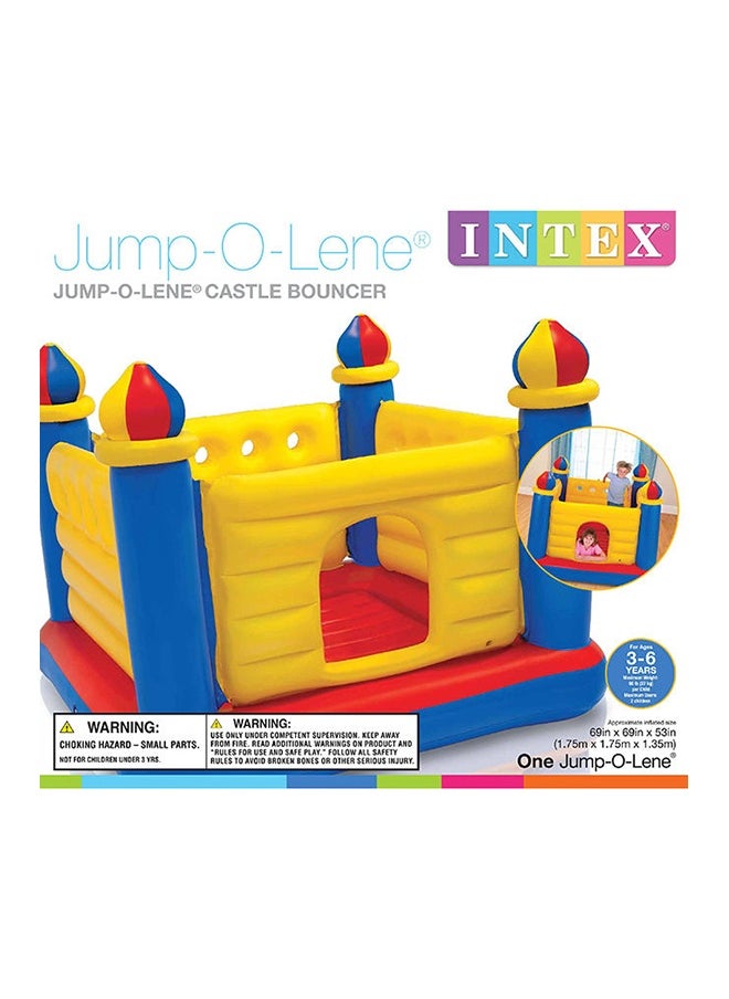 Jump-O-Lene Inflatable Castle Bouncer 175.26x175.26x134.62 Cm