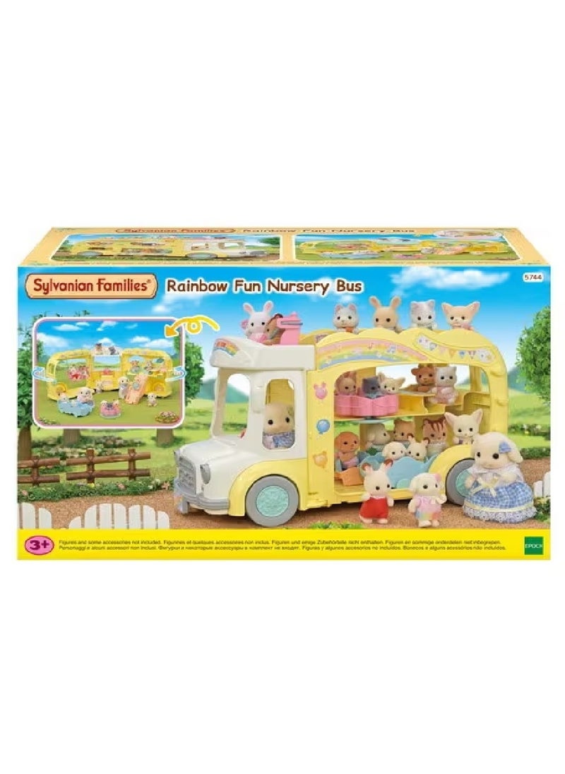 Sylvanian Families Rainbow Fun Nursery Bus