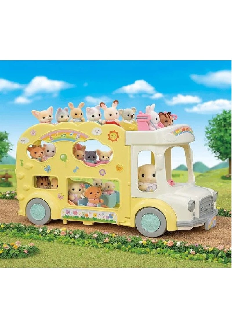 Sylvanian Families Rainbow Fun Nursery Bus