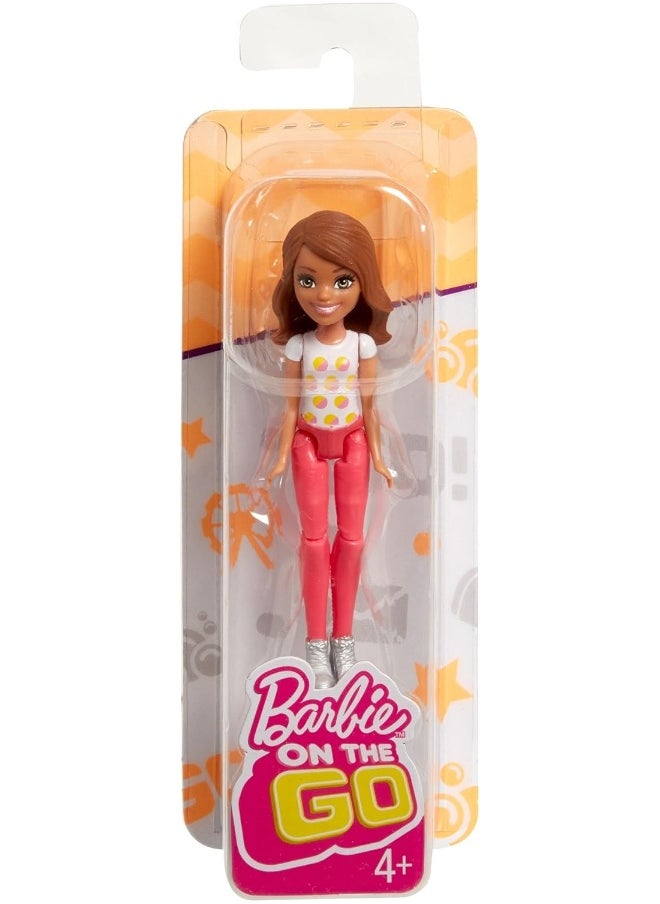 Barbie On The Go Mini Doll Asst. (2 FACING CDU), Multi-Colour