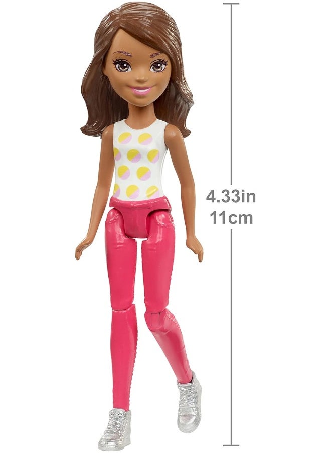 Barbie On The Go Mini Doll Asst. (2 FACING CDU), Multi-Colour