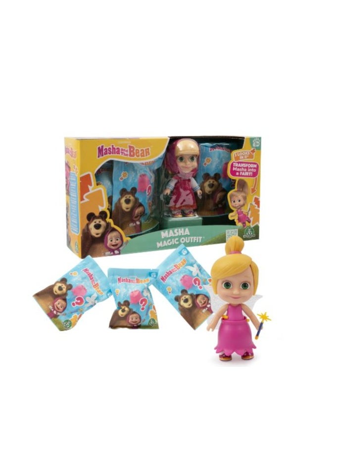 Masha & The Bear Masha Magic Outfit Doll
