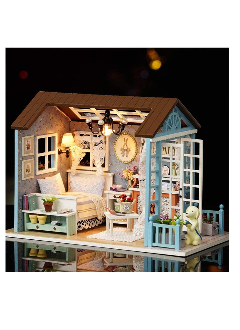 Surprise Toys For Girls DIY Barbie House Dollhouse Lol House Miniature Kit with Furniture Dolls House Accessories Miniature Dolls House kit Toys For Boys Girls Children