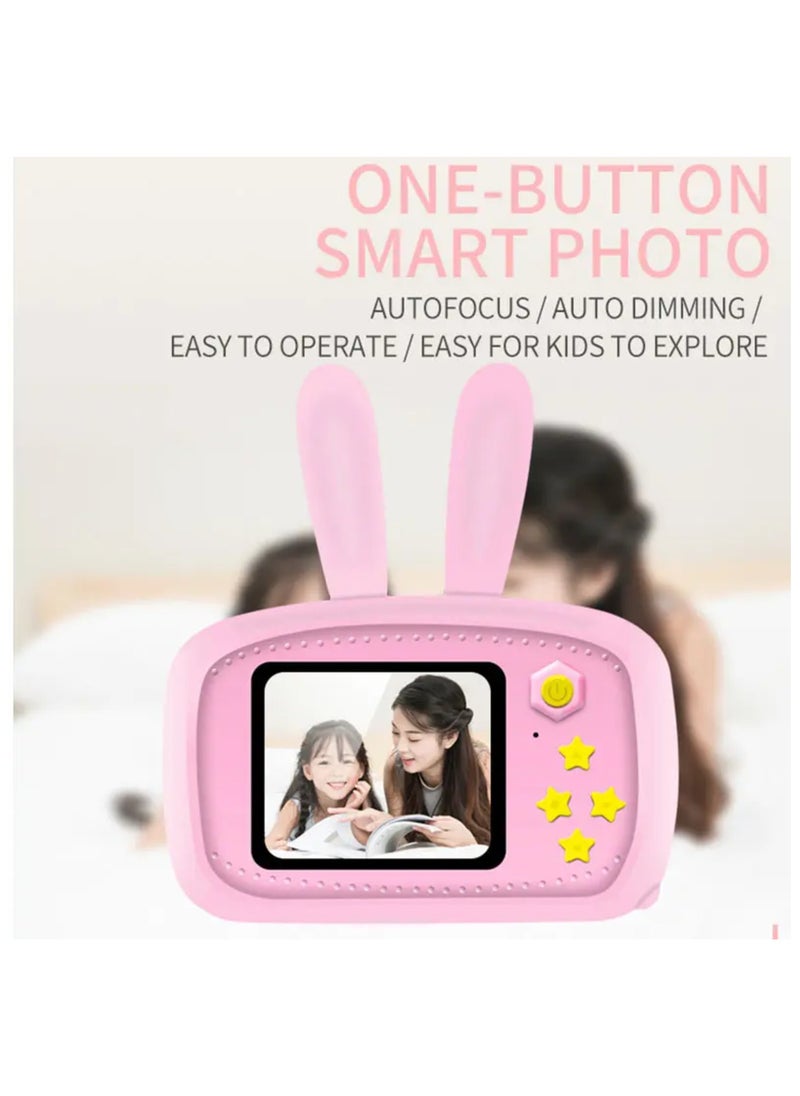 Mini Digital Camera For Kids. simple interface with large buttons makes it easier for kids to operate.2.0 inches display,1080p,photography,video,game,mp3,usb charging cable,battery capacity 600mah.