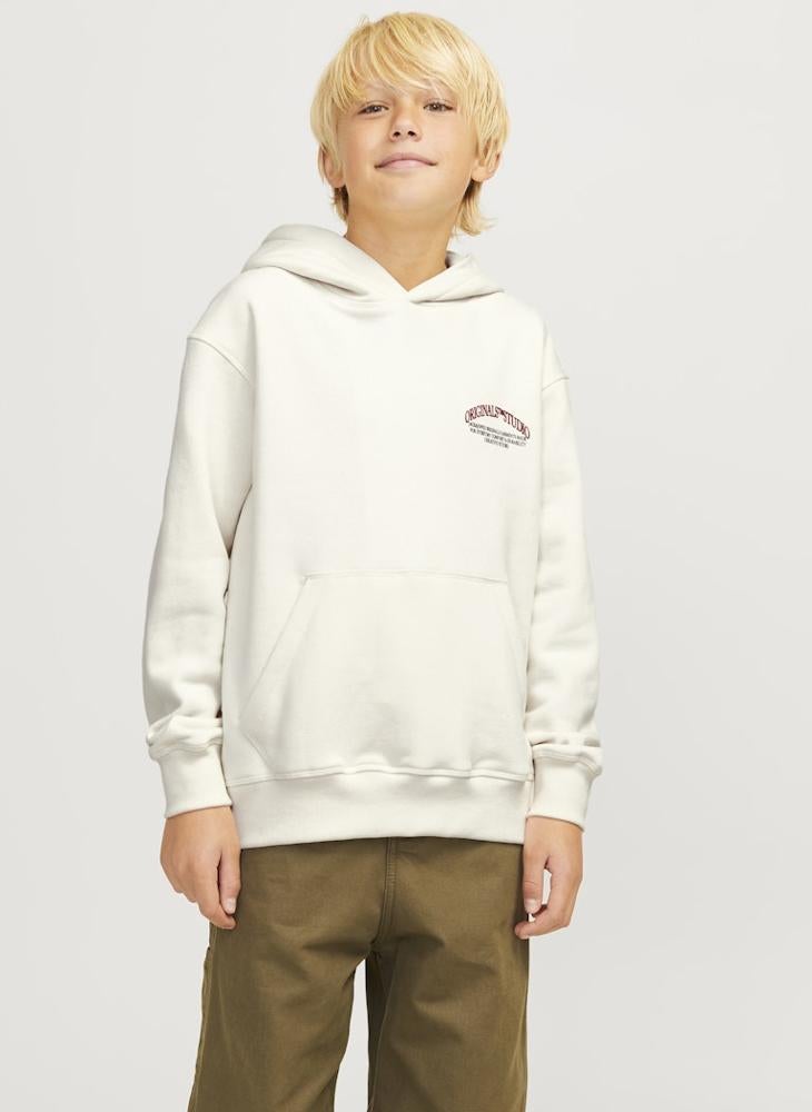 Kids Graphic Print Hoodie