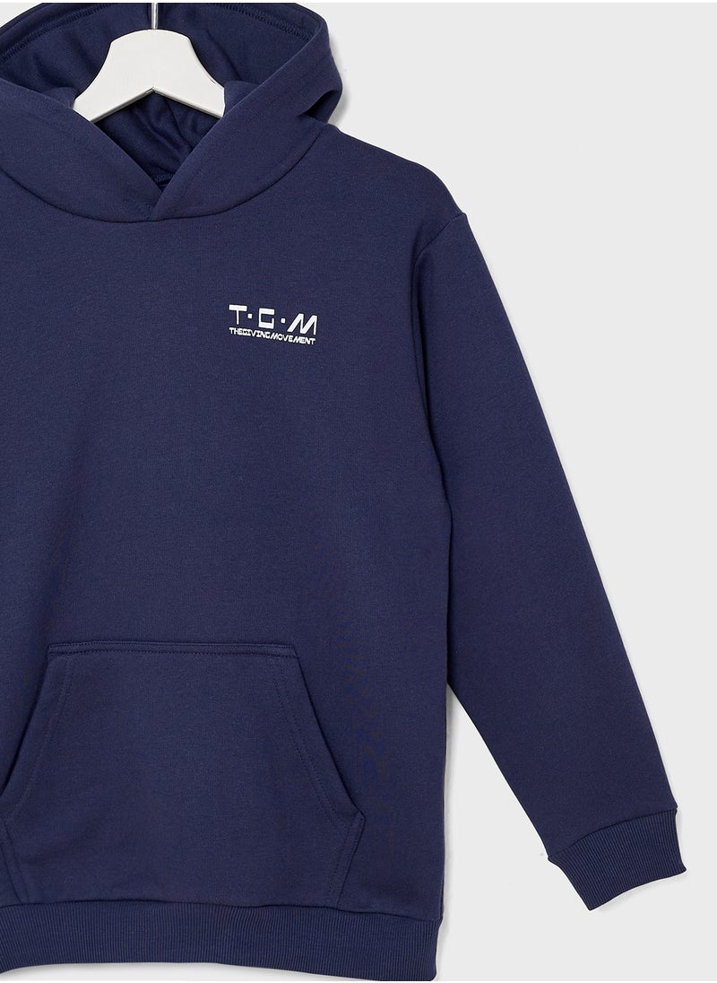 Kids Lounge Regular Pocket Hoodie