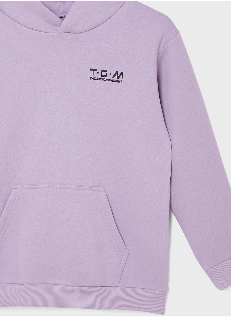 Kids Lounge Regular Pocket Hoodie