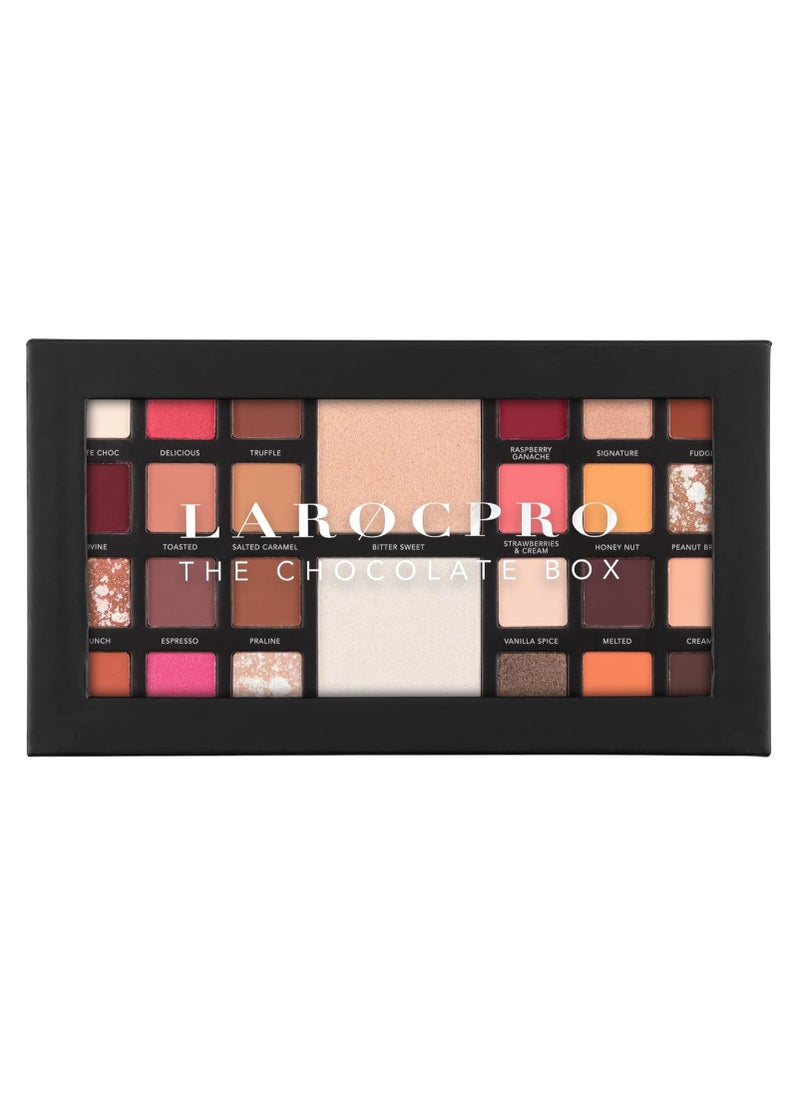 Pro Makeup  Smokey and Nude Eyeshadow Palette Brown Taupe Pearl and Pink Eyeshadow 26 Eye Shadows and Highlighter 18 Matte 6 Metallics 2 Highlights Make Up Palette