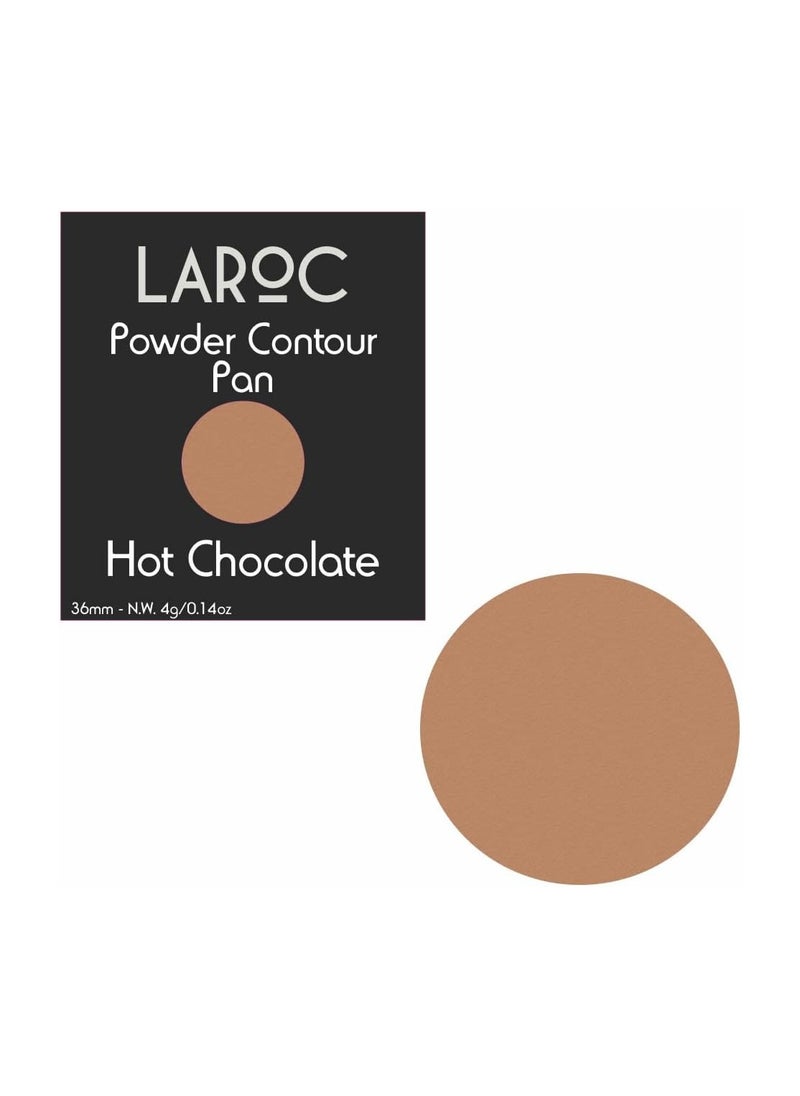 Shadow Bed Magnetic Makeup Single Pressed Powder Contour Individual Pan Refill Face Cosmetic MUA Professional Pigmented Colour Contour Hot Chocolate 36mm