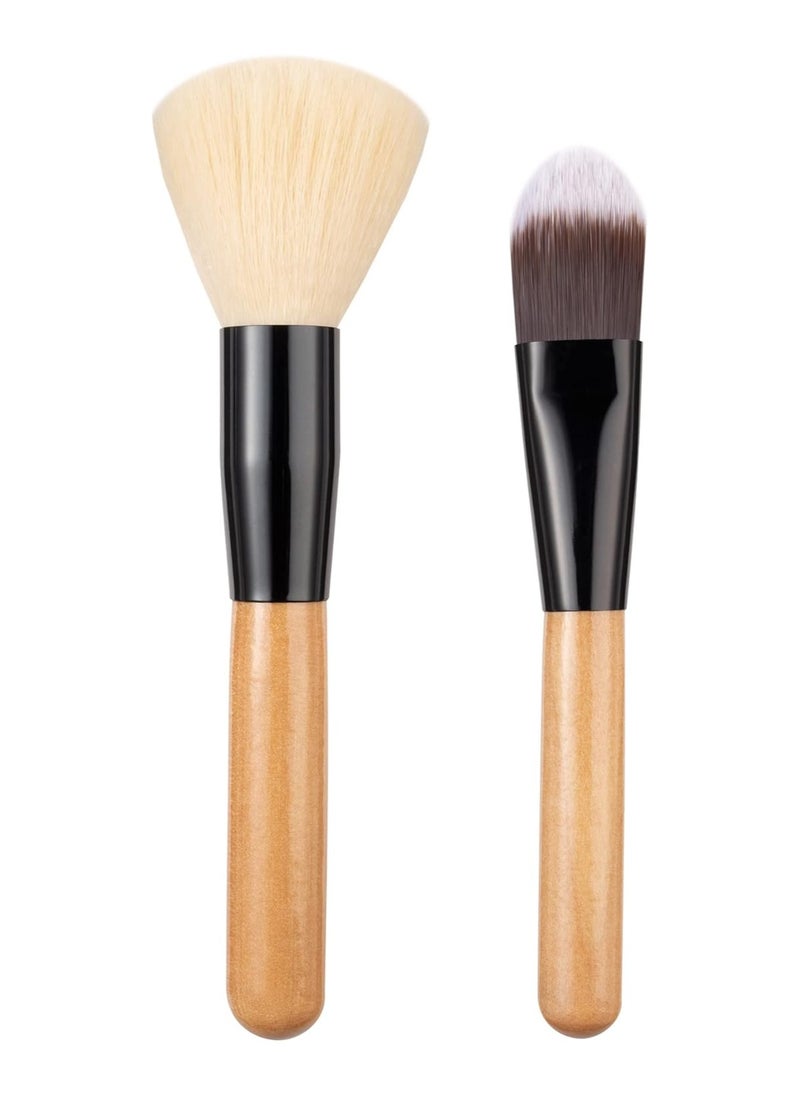 Smooth Coverage Makeup Brushes 9pcs Make Up Set Premium Synthetic Concealer Blush Liquid Powder and Cream Foundation Brush and Eye Makeup Brushes Make Up Brush Set