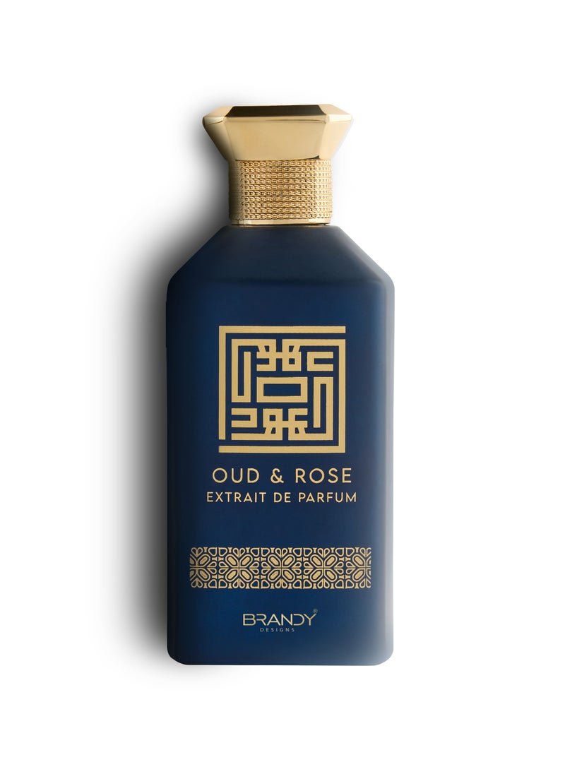 BRANDY DESIGNS Oud & Rose 100ml Perfume/Perfume Long-Lasting Scent-Enjoy an Exclusive Special Gift