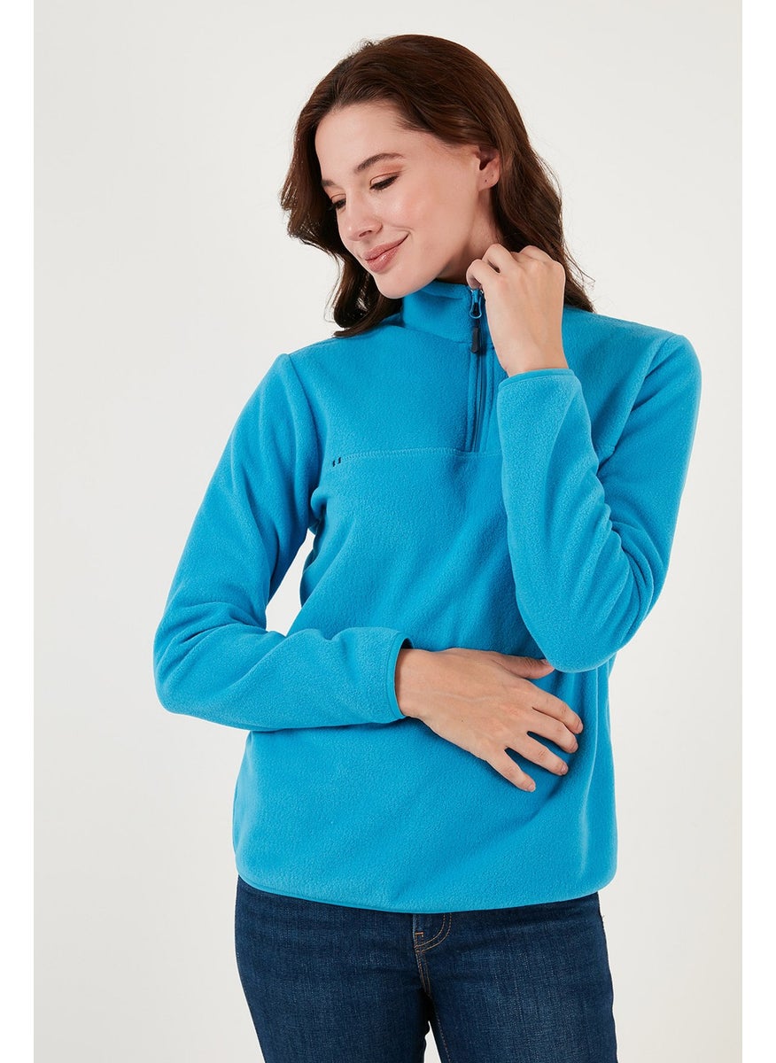 Half Zipper Stand Collar Women's Fleece 5907000