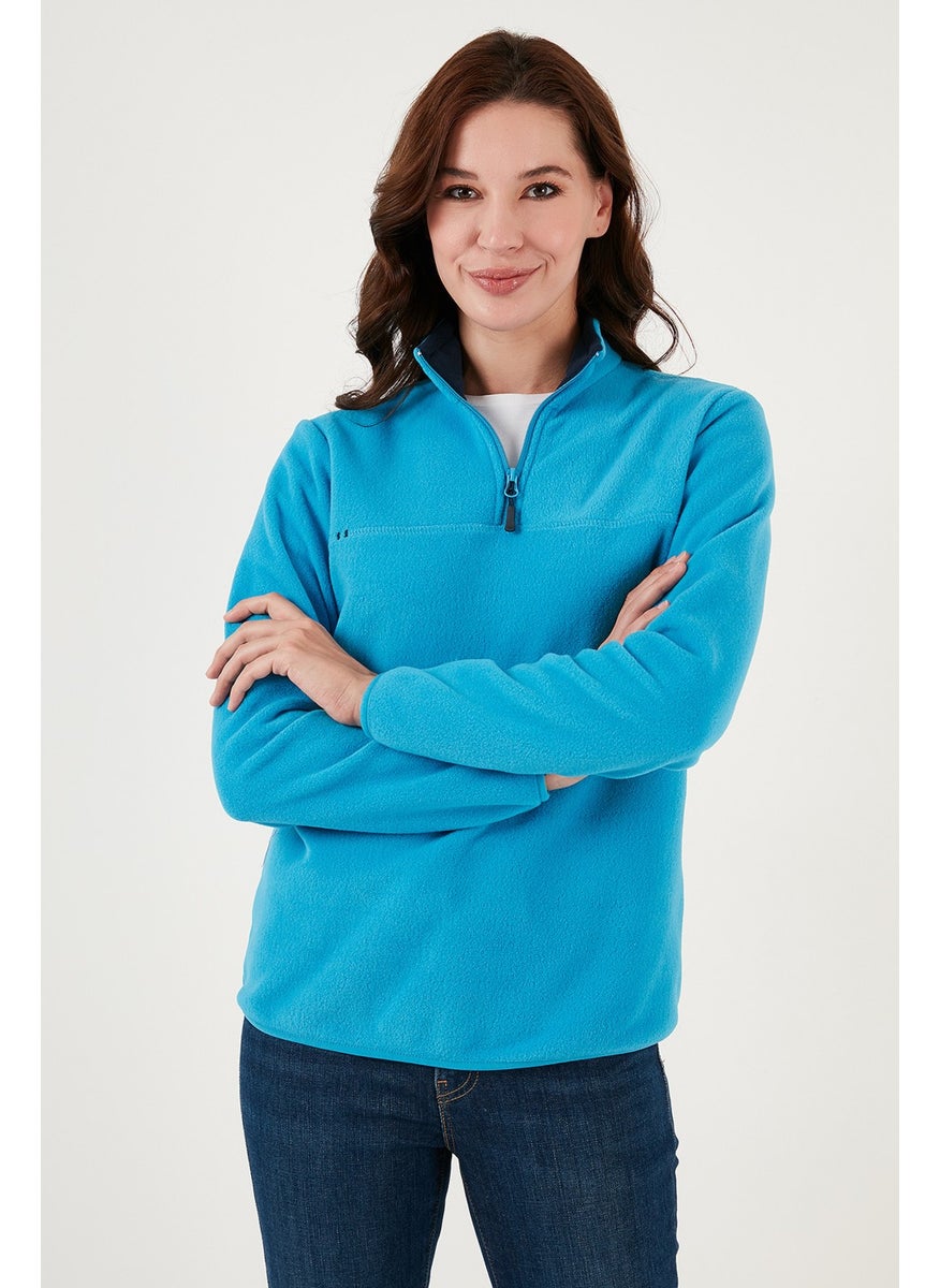 Half Zipper Stand Collar Women's Fleece 5907000