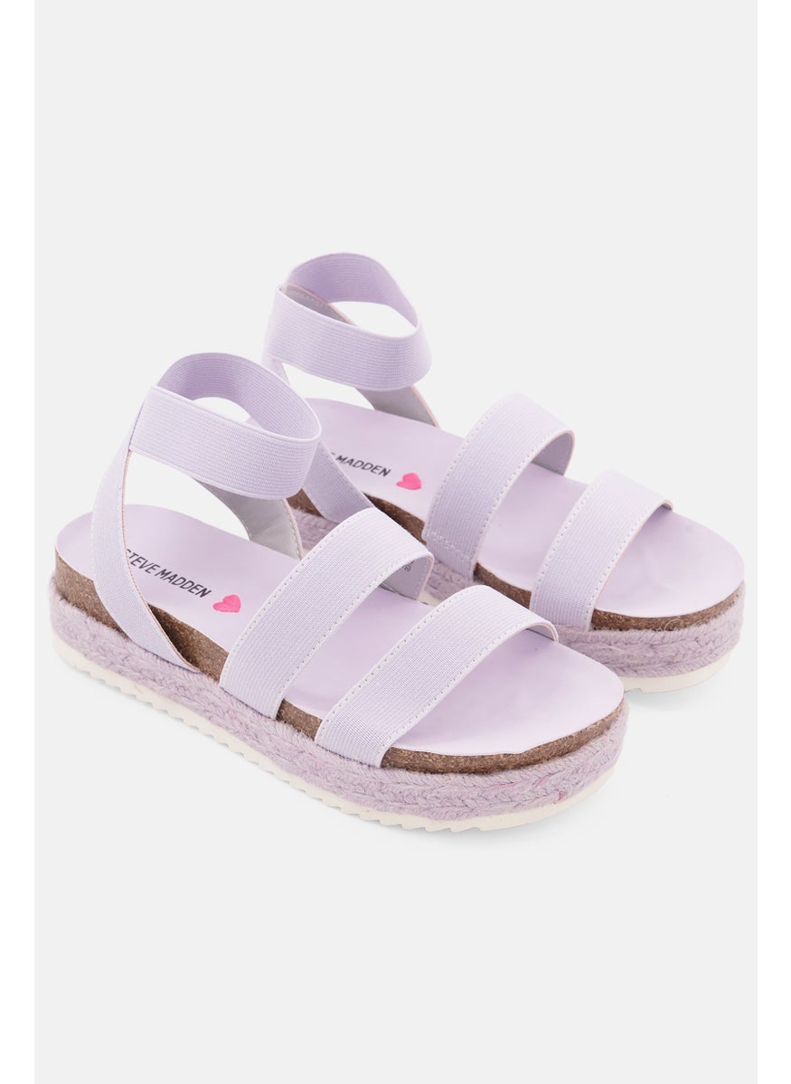 Kids Girl Sling Back Slip On Sandal, Lilac