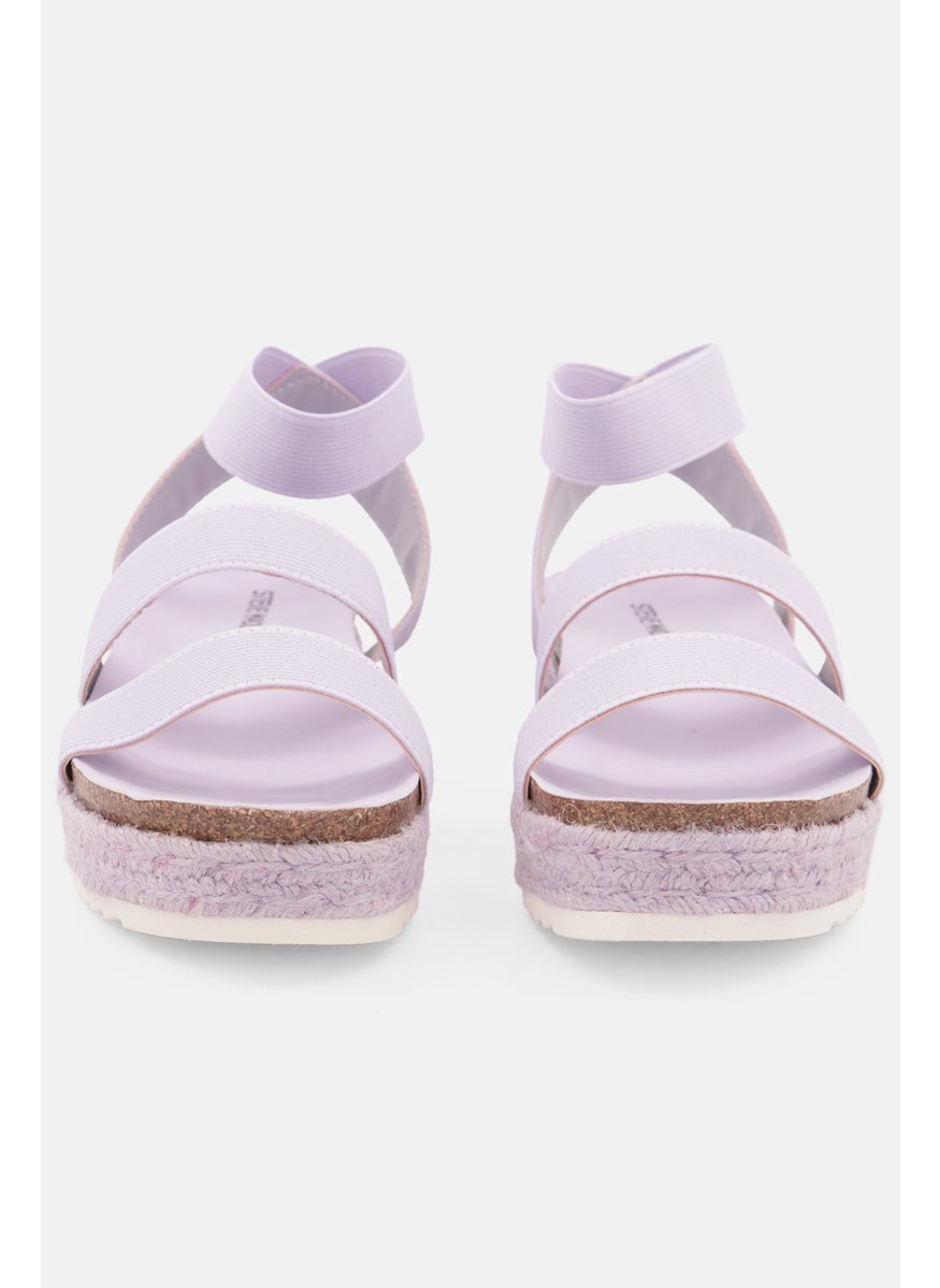 Kids Girl Sling Back Slip On Sandal, Lilac