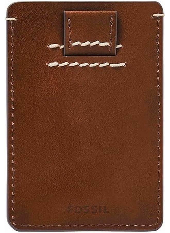 Fossil Men's Leather Minimalist Card Case Front Pocket Wallet