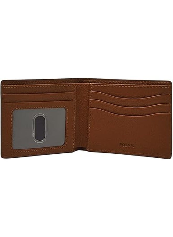 Fossil Men's Joshua Vegan Cactus Slim Minimalist Bifold Front Pocket Wallet for Men