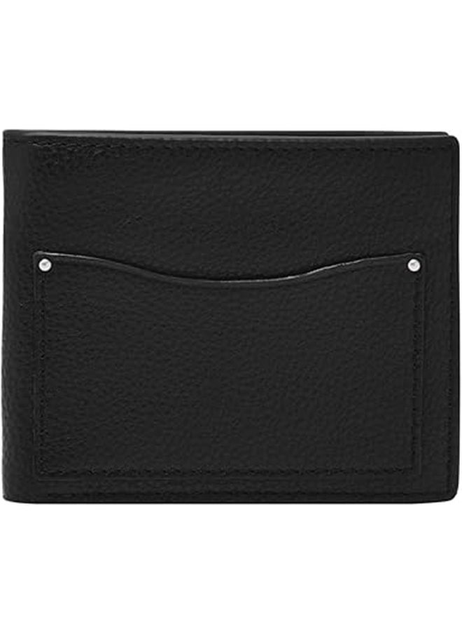 Fossil Men's Joshua Vegan Cactus Slim Minimalist Bifold Front Pocket Wallet for Men