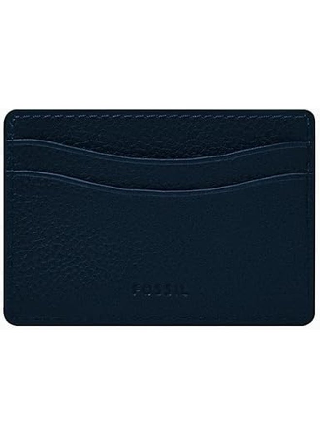 Fossil Men's Leather Minimalist Card Case Front Pocket Wallet