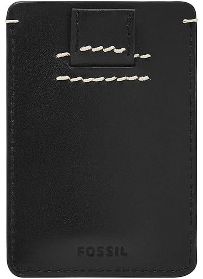 Fossil Men's Leather Minimalist Card Case Front Pocket Wallet