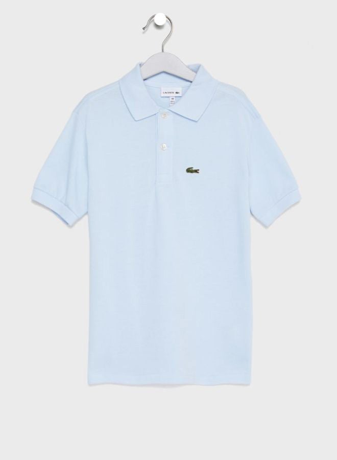 Logo Polo Shirt Blue