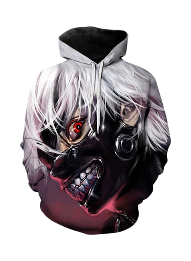 Anime Tokyo Ghoul Print Hoodie Multicolour