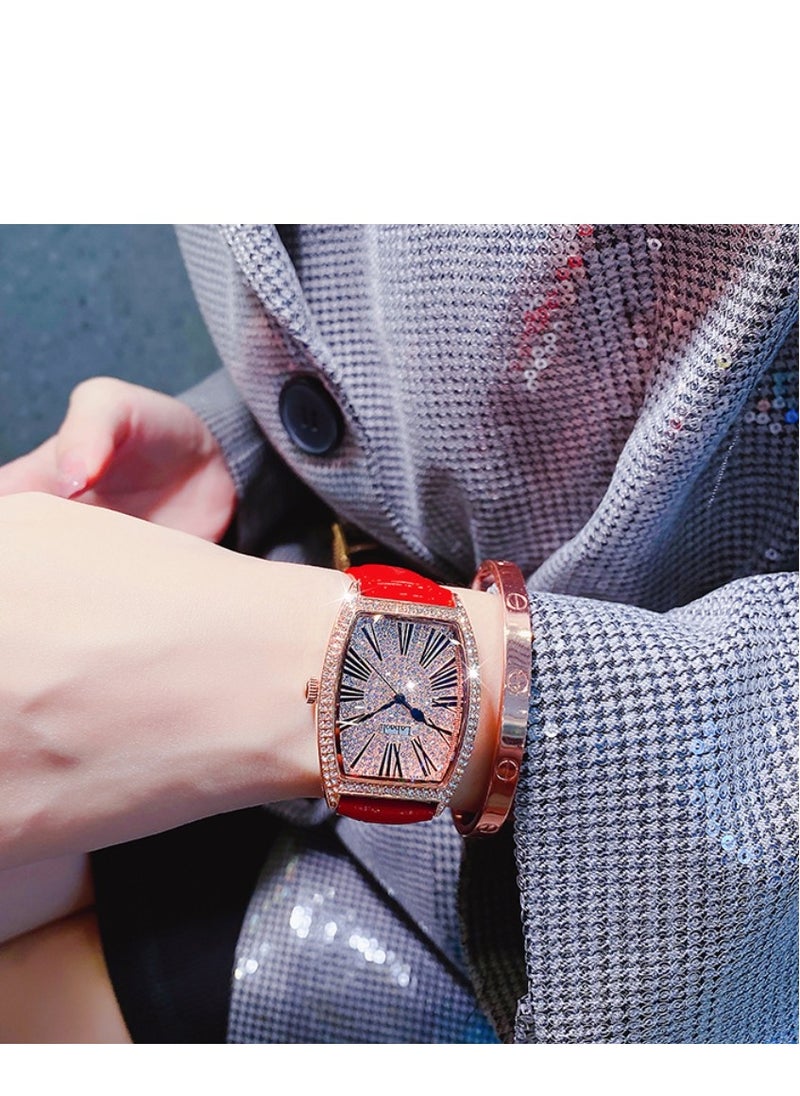 Laboli Women's Fashion Diamond Set Watch