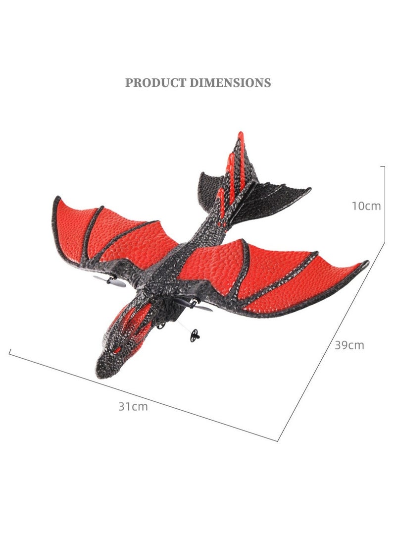 RC Plane 2.4Ghz Remote Control Airplane Flying Bird Dragon with 1 Batteries 6 Axis Gyro Stabilizer RTF Easy to Fly Glider for Beginners Adults Kids Boys