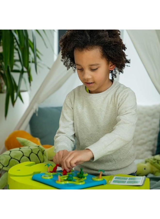 SmartGames Dinosaurs: Mystic Islands Board Game, a Fun, STEM Focused Prehistoric Brain Game and Puzzle Game for Ages 6 and Up