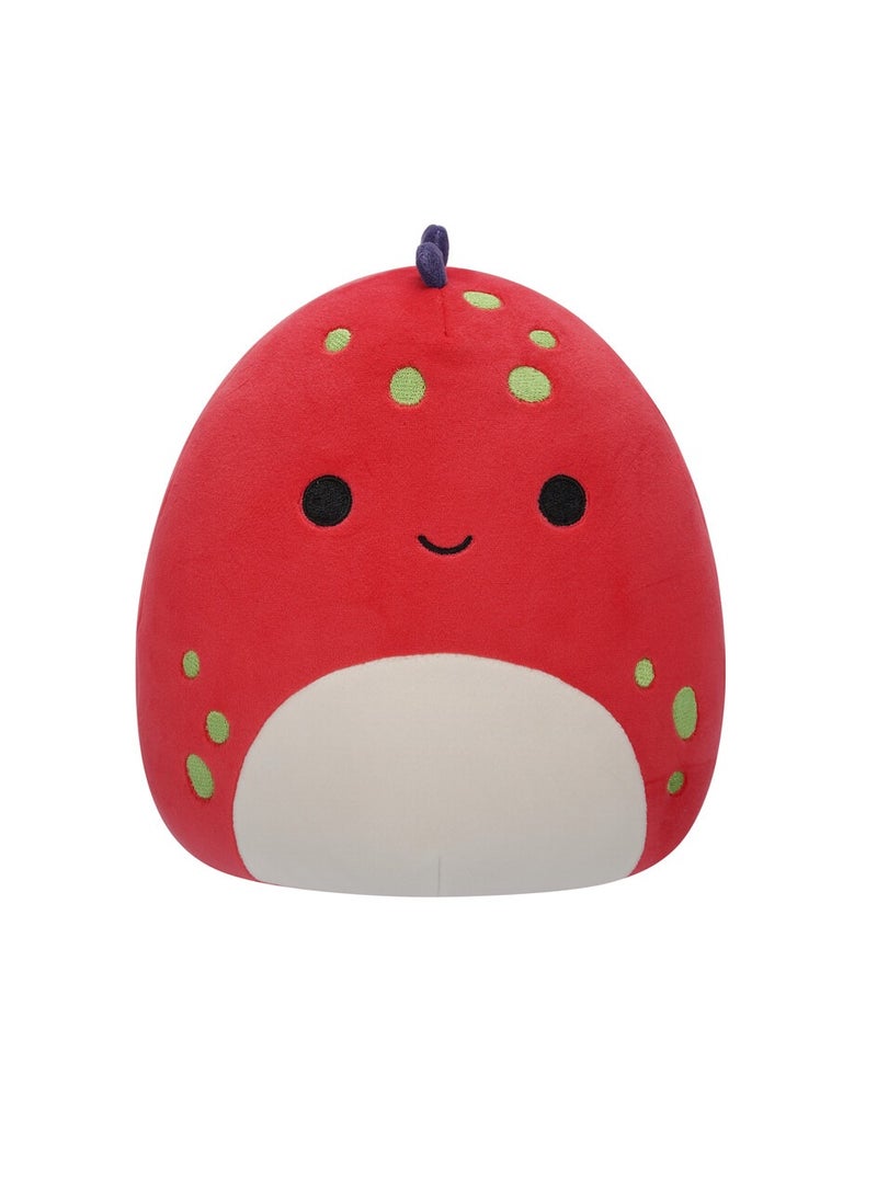 Squishmallows Little Plush 7.5 inch Dolan Red Dino with Yellow Spots Officially Licensed Kellytoy Plush Toy Colorful Soft Gift for Kids Girls & Boys Washable Squishy Stuff Toy Multicolor All Age