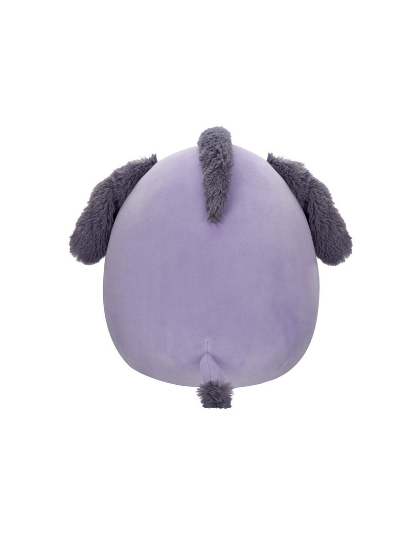 Squishmallows Medium Plush 12 inch Deacon Purple Donkey with Tie-Dye Belly Officially Licensed Kellytoy Plush Toy Colorful Soft Gift for Kids Girls & Boys Washable Squishy Stuff Toy Multicolor All Age