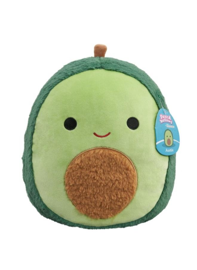 Squishmallow Fuzzamallows Austin Green Avacado