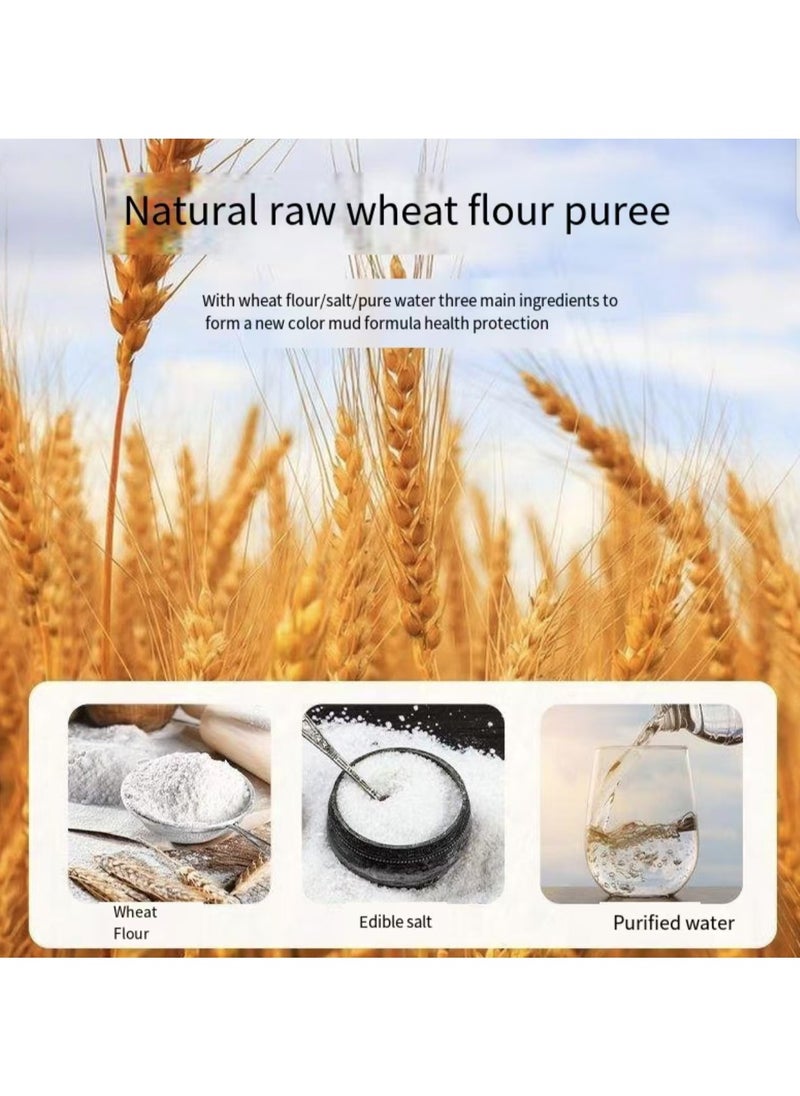 Children's game toys - colored wheat flour and clay ice cream machine, colored clay machine set, kindergarten toys