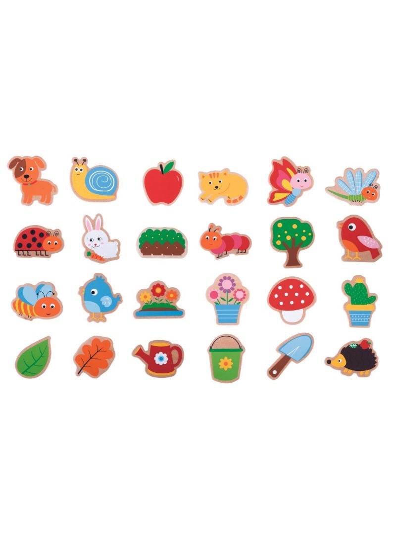 Lelin Magnetic Garden Set 24pcs