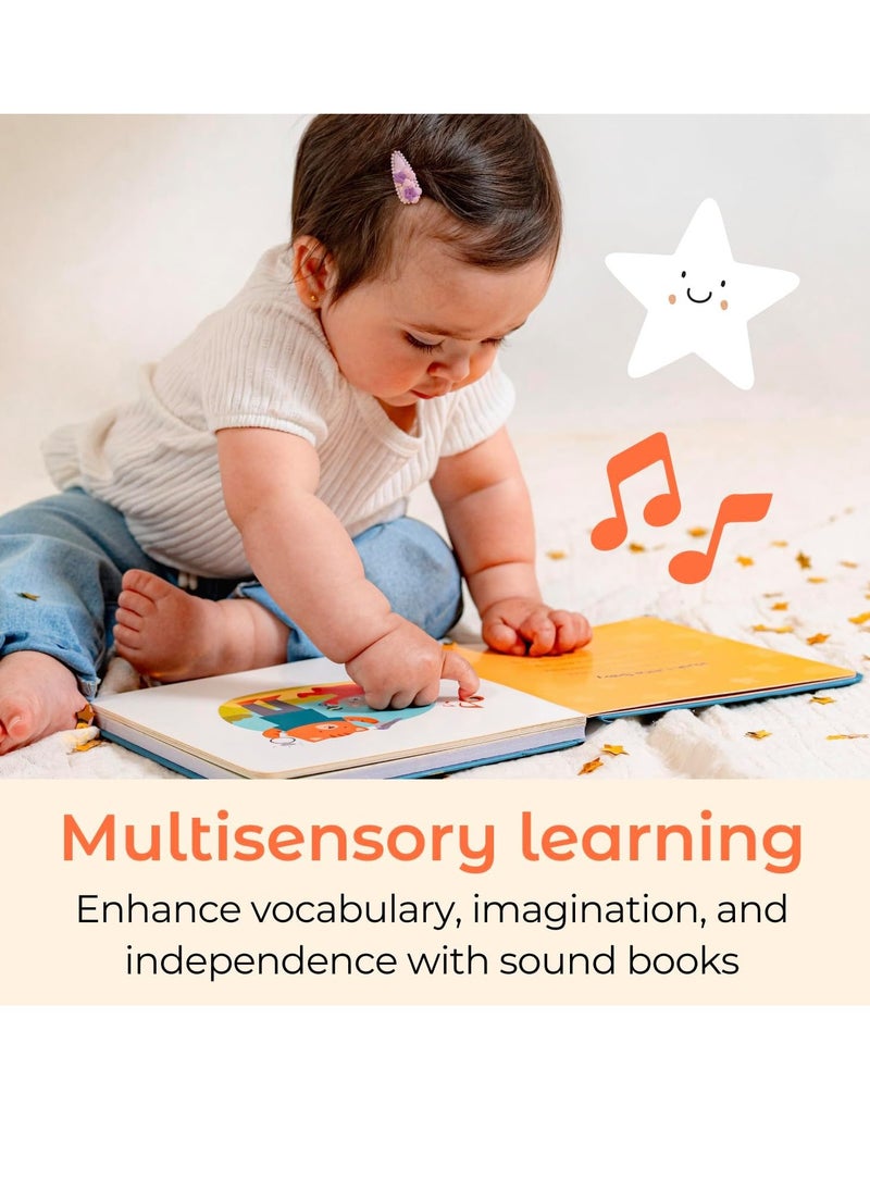 Books Twinkle Twinkle Little Star Interactive Sound Book for 1 Year Old | New Rechargeable Musical Book, No More Batteries for Babies with 6 Bedtime Nursery Rhymes