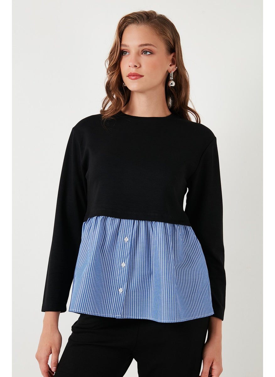 Crew Neck Shirt Oversize Fit Oysho Fabric Sweat Women's Sweat 5865880