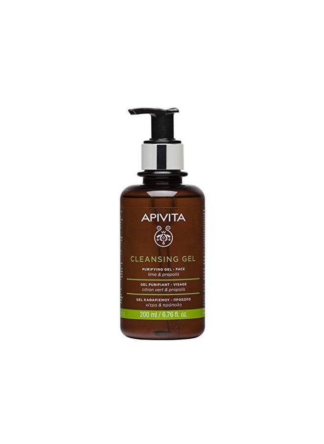APIVITA Purifying Facial Cleanser for Oily to Combination Skin - Deep Cleansing Face Wash It has an anti-pollution effect, mildly antiseptic action, and balances oiliness. 6.76 fl oz. Dermatologically