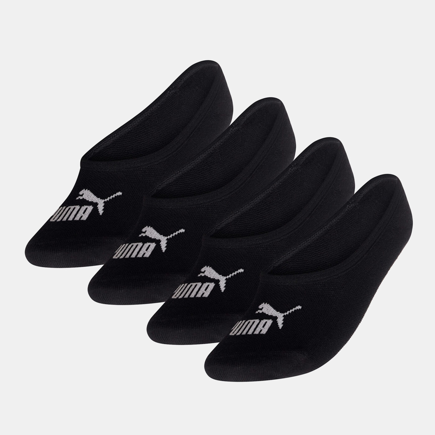 Logo Footie No-Show Socks (4 Pairs)