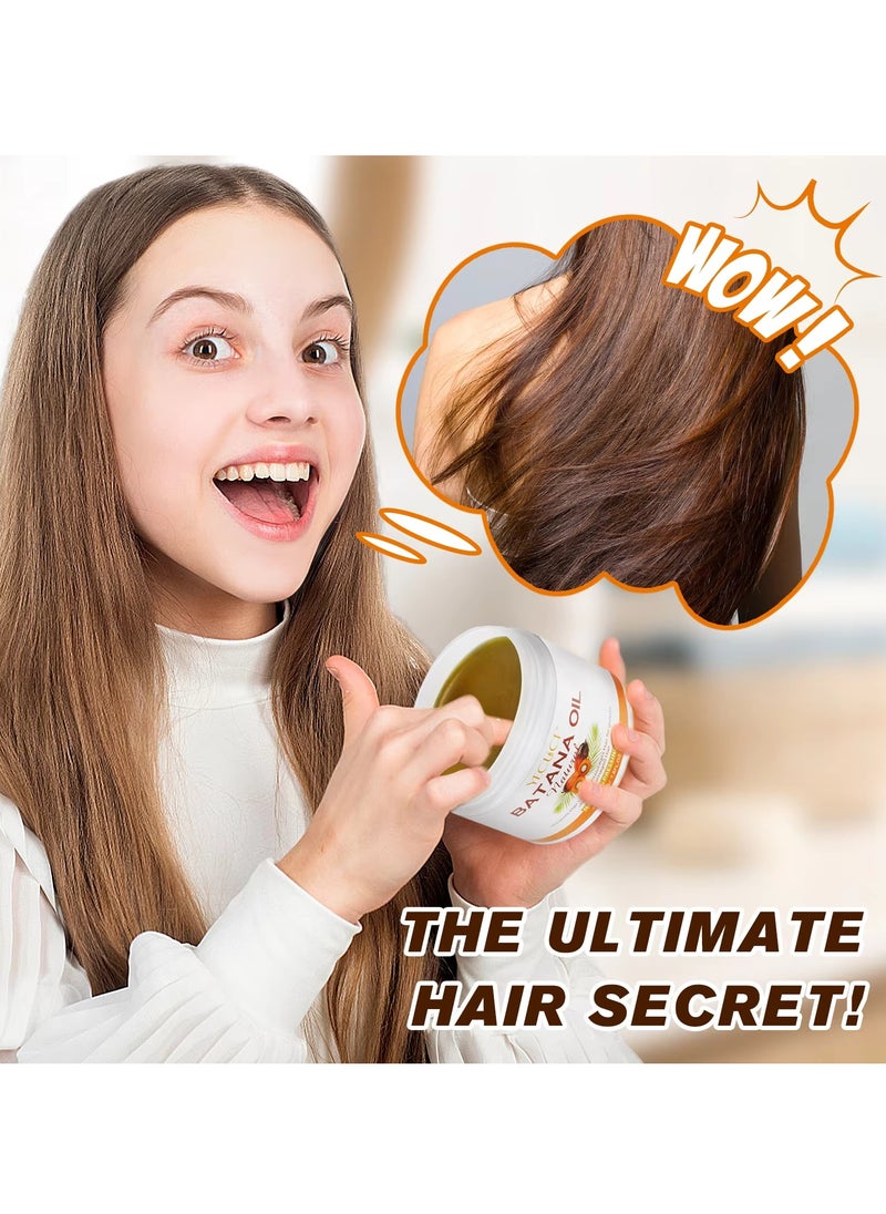 120g Natural Batana Oil Hair Butter Raw Batana Oil for Hair Growth with Castor Seed Oil and Shea Butter Batana Oil Enhance Hair Strength Prevent Hair Loss Repair Splitting Drying Hair Growth Oil