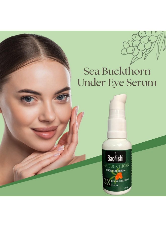 Sea Buckthorn Under Eye Serum For Men & Women 30Ml | Treats Dark Circles Fine Lines And Wrinkles