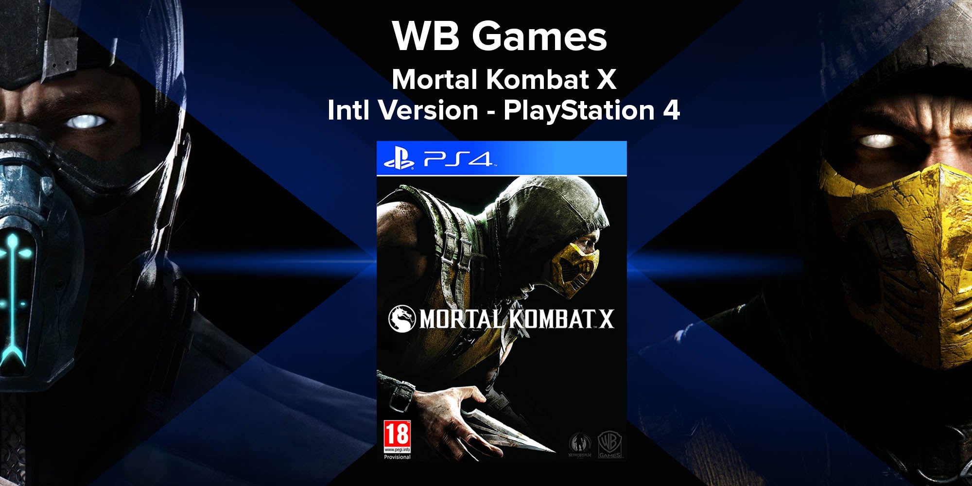 Mortal Kombat X (Intl Version) - Fighting - PlayStation 4 (PS4)