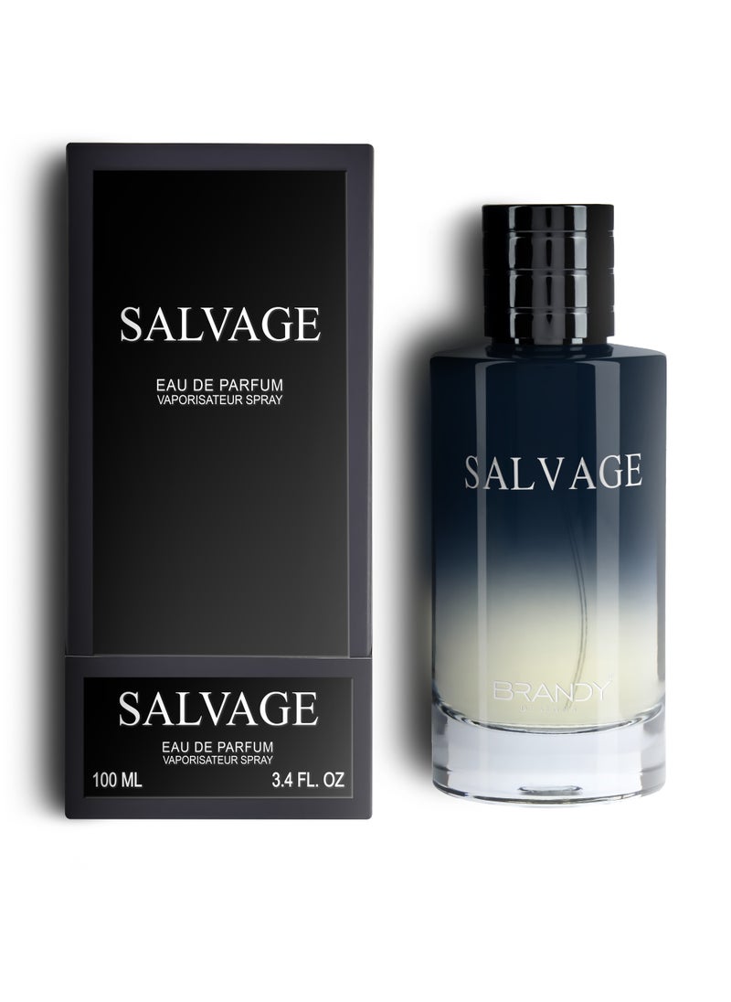 BRANDY DESIGNS Salvage Eau De Parfum/Perfume 100ml by_ Elegant Fragranc For Mens-Enjoy an Exclusive Special Gift