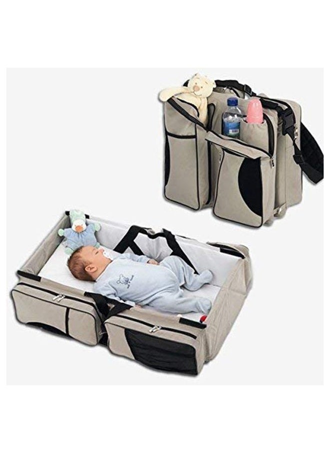 9-In-1 Multifunctional Travel Bed Cot Bassinet And Diaper Bag