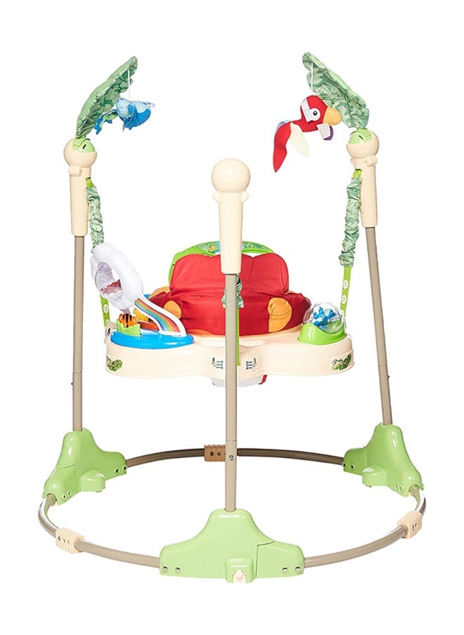 Jumparoo Rainforest Baby Bouncing Jumper Walker With Music And Lights