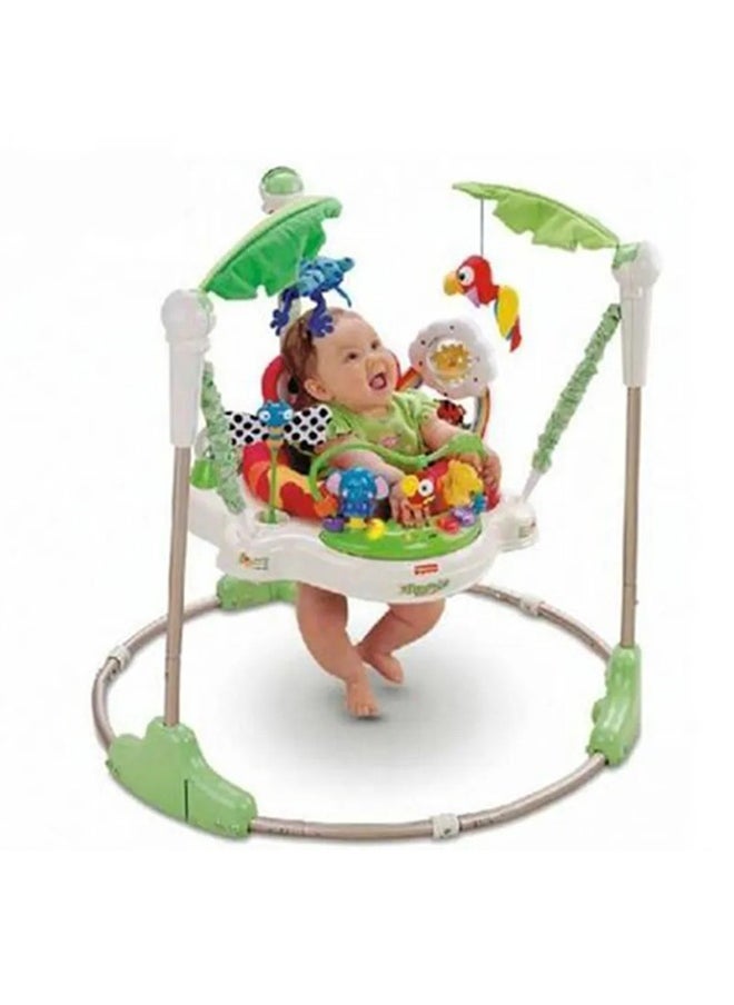 Jumparoo Rainforest Baby Bouncing Jumper Walker With Music And Lights