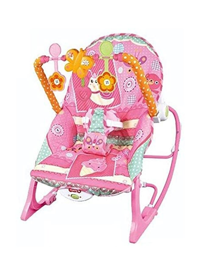 Infant to Toddler Rocker Deep Cradle Seat With Calming Vibrations for Suitable From Birth